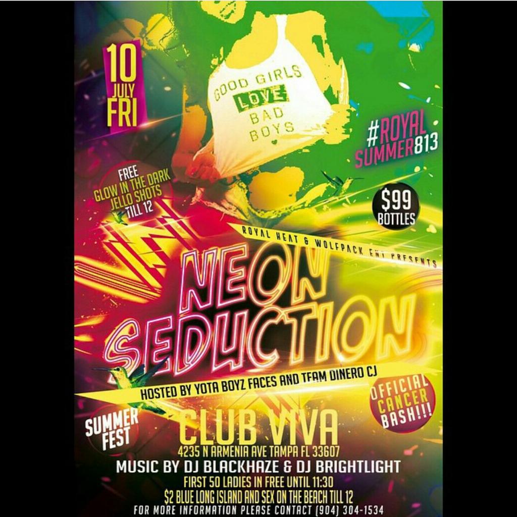 AyyRell_12's tweet image. 7/4: #BullsClubLive

7/10: #H2Glow Pool Party

          #NeonSeduction Official #H2Glow       After party