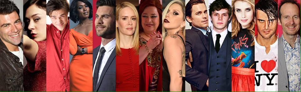 ReaccionesAHS's tweet image. Actores de AHS Hotel.