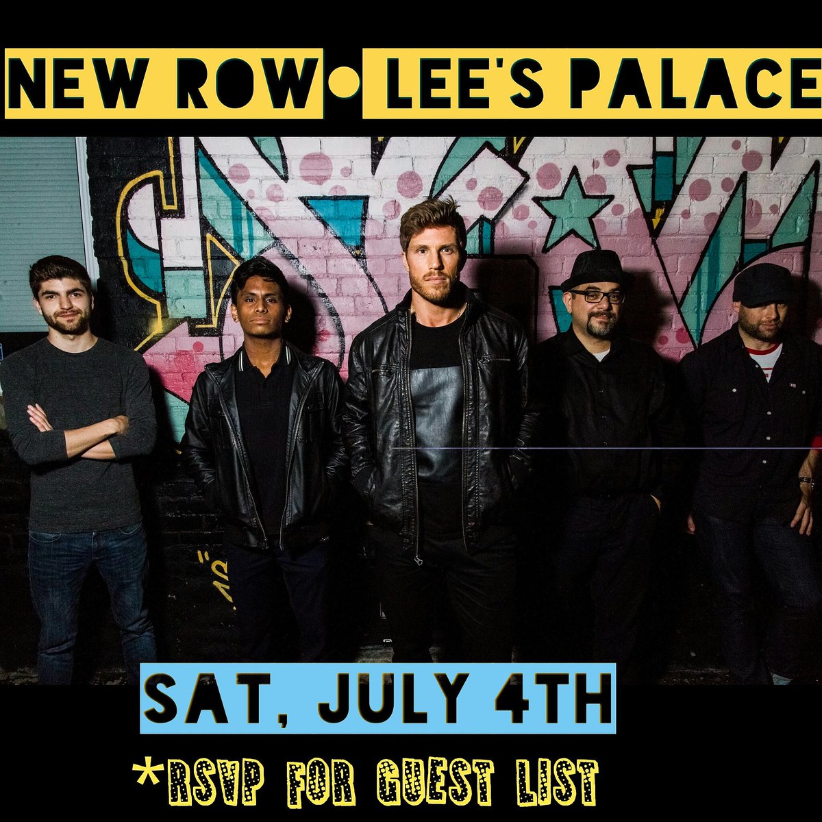 New_Row's tweet photo. Catch NEW ROW live!!
This Saturday, July 4th @LeesPalaceTO !! http://t.co/biV7S6ArVS