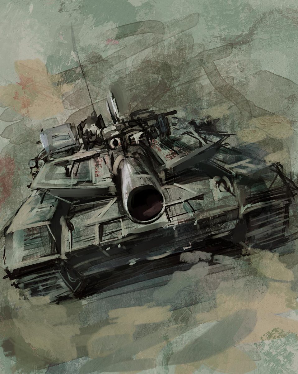MISSILE228apl's tweet photo. ワンドロでT-90

またアシュレイ・ウッドに影響されてます http://t.co/WuFMrzNb0A