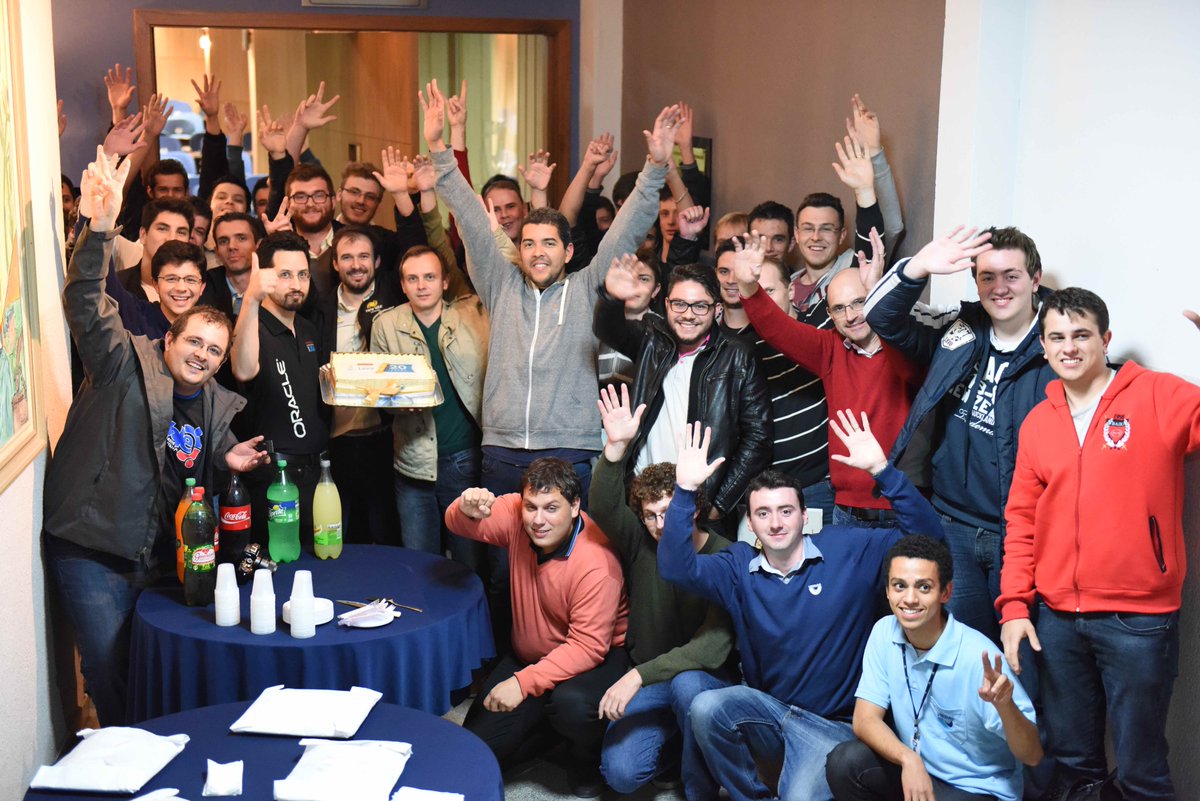 java's tweet image. Beautiful cake from @javaaltovale to celebrate 20 Years of Java! #20daysofJava #RiodoSul @unidavi