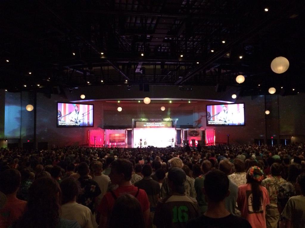 Falls Creek worship!
Such an awesome place. 
@Onefortheone @fallscreekok 
#fallscreek2015 #kindred2015 #soulwars