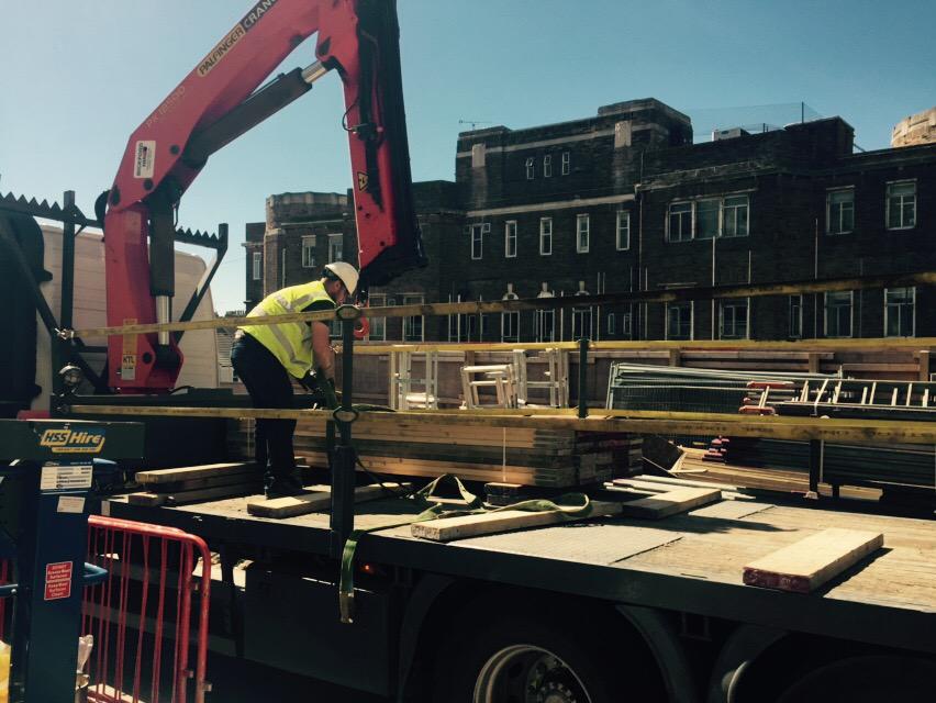 Brighton has some views when the weather is good! Gantry complete scaffold started! <a href="/PHD_Access/">PHD Access</a>