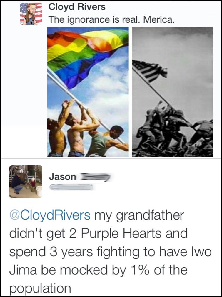 CloydRivers's tweet photo. I'll just leave this here....
Real heroes wear dog tags.
Merica. http://t.co/HpoUSrOres