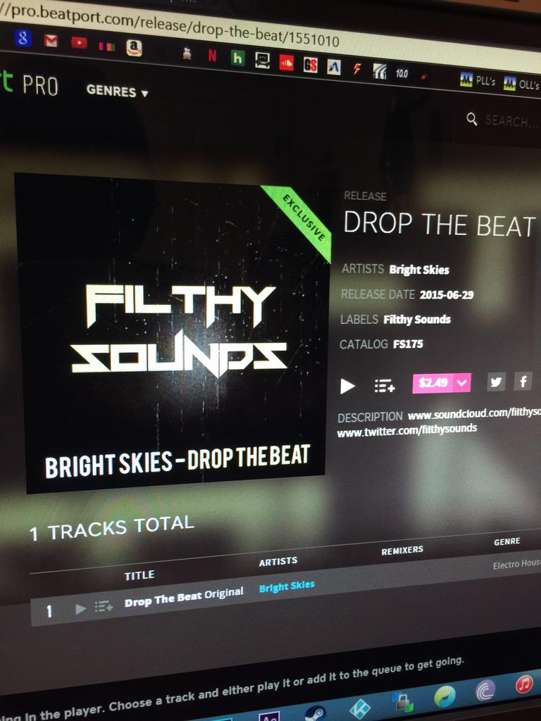 realbrightskies's tweet photo. Get "Drop The Beat" Exclusively on Beatport! http://t.co/RRkBUEMXEh