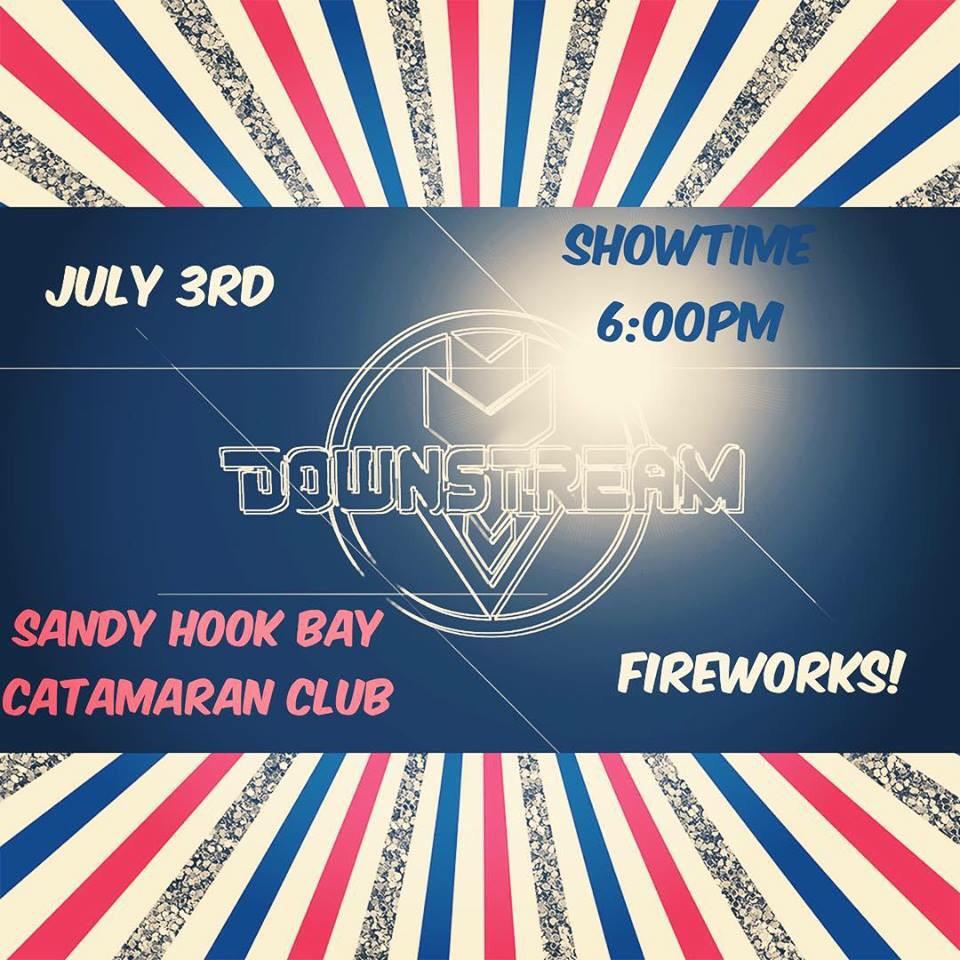 DownstreamNJ's tweet photo. Come see us play at the Catamaran Club at Sandy Hook Bay on Friday at 6! We have 3 sets throughout the night! http://t.co/oRoY0Pzv5l