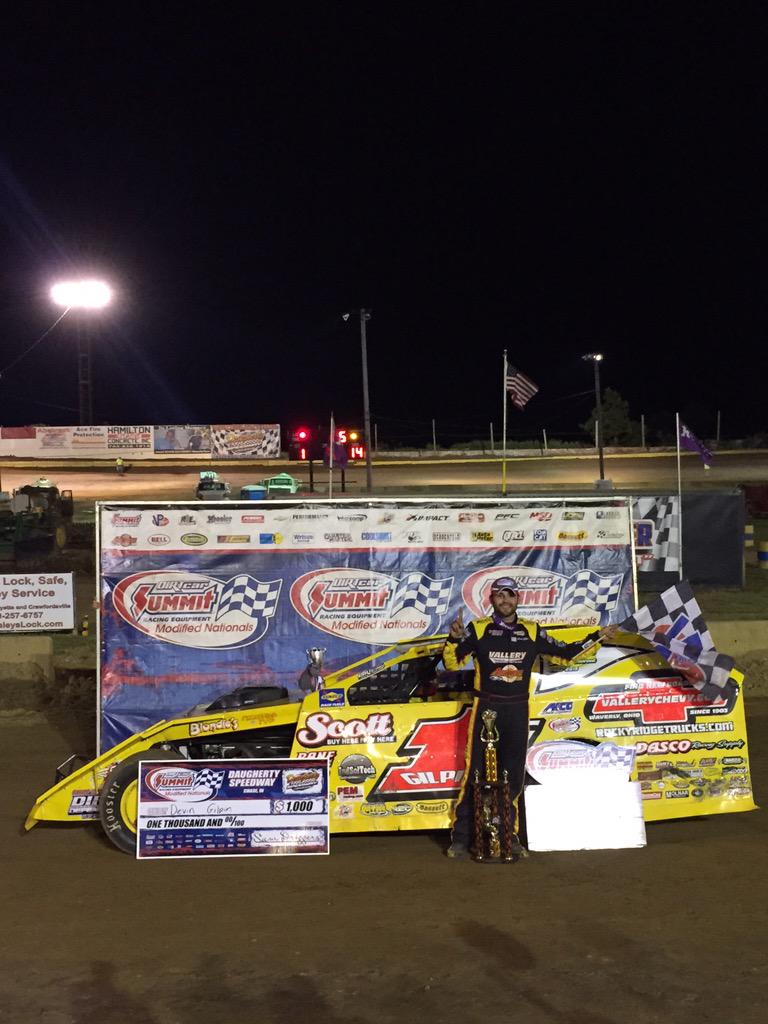 SummerNationals's tweet image. Devin Gilpin wins @SummitRacing Modified Nationals at Daugherty!