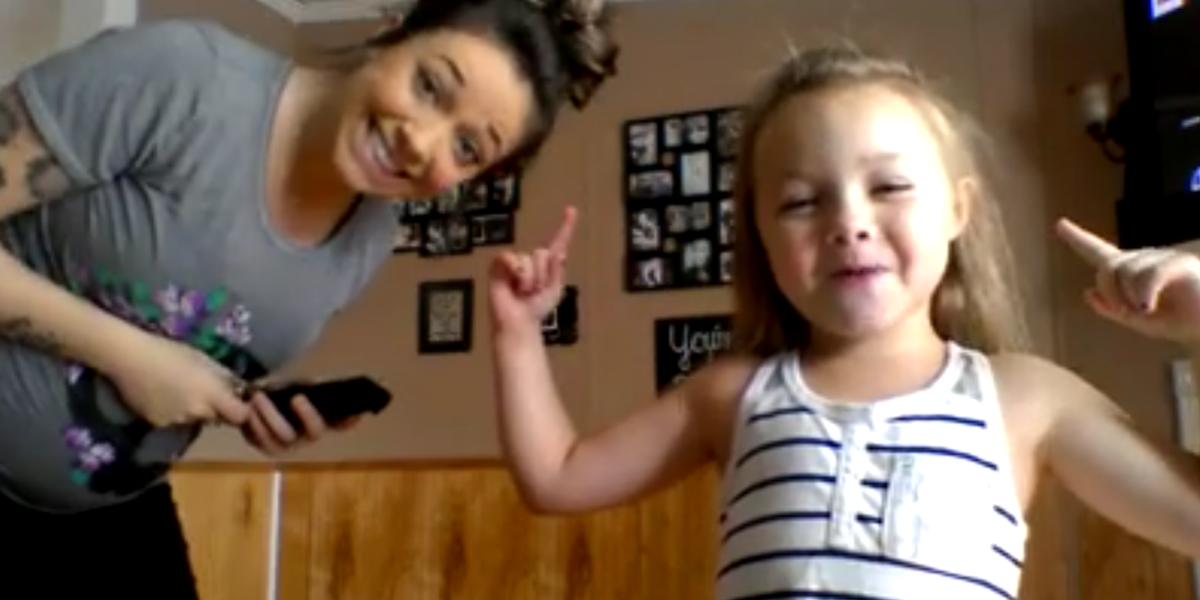 people's tweet photo. This little girl and her pregnant mom are giving us serious #DanceGoals http://t.co/uGulNSVpvD http://t.co/LIv1W7HYAK