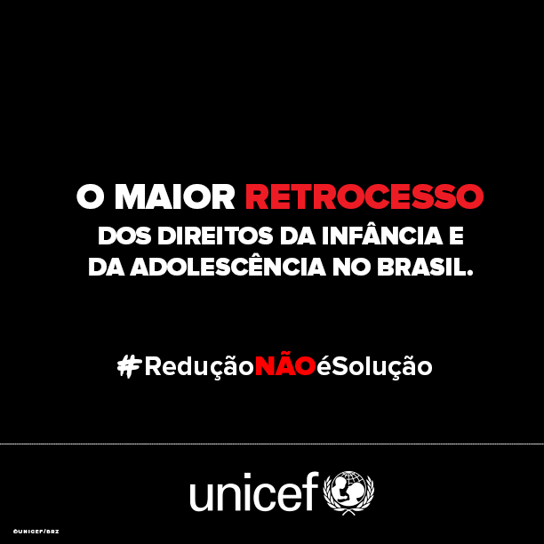 unicefbrasil's tweet photo. #UNICEF #ReduçãoNÃOéSolução http://t.co/Nd01Rd0Om7