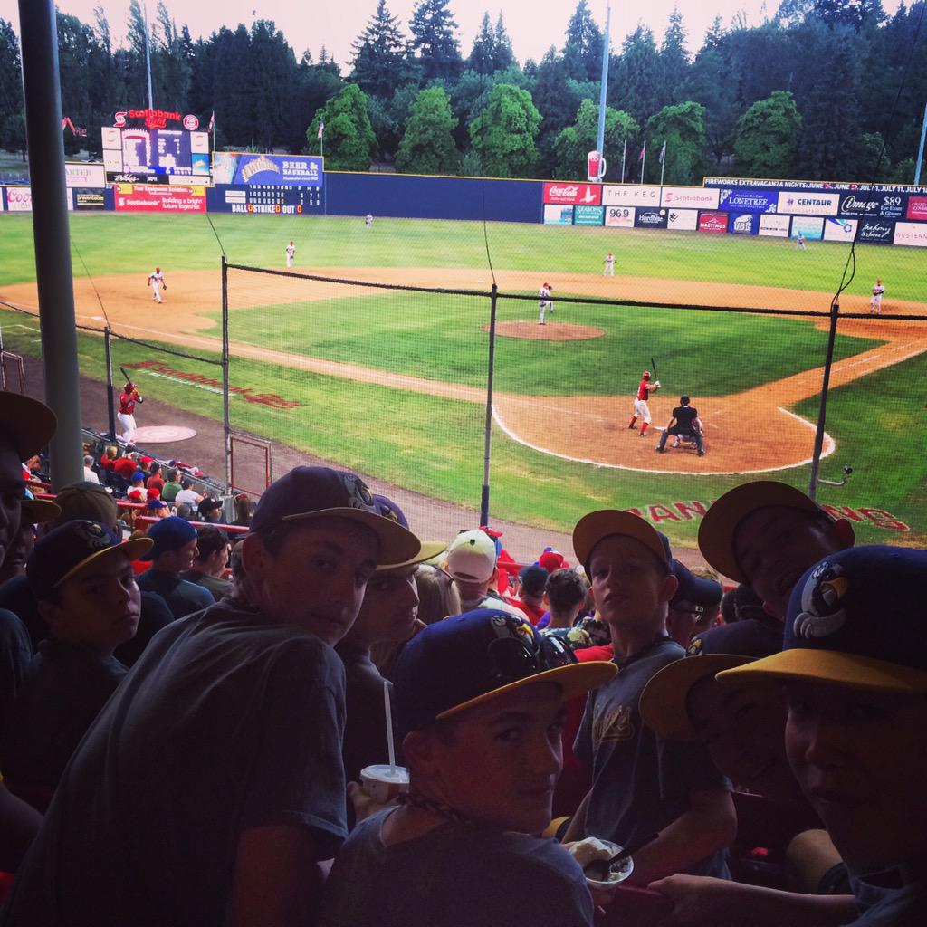 #Chuckers fresh off a 20-9 win vs. Ladner yesterday, spending Canada Day the right way! #eh #chuckersnation