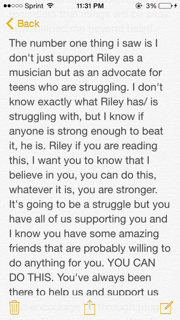 StrongerBcRiley's tweet photo. @rileylynchmusic love you buddy. http://t.co/MlAtyEqDum