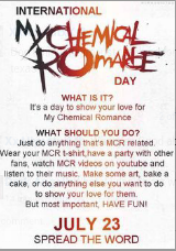 SandsTinna's tweet photo. #internationalmychemicalromanceday spread if you love My Chemical Romance!!!!!!!!!! http://t.co/Cck1B8O5z3