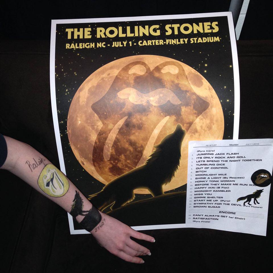 RollingStones's tweet photo. #StonesRaleigh Set list and show report: http://t.co/2yj9s3XkAO http://t.co/LHJA6WK2MS