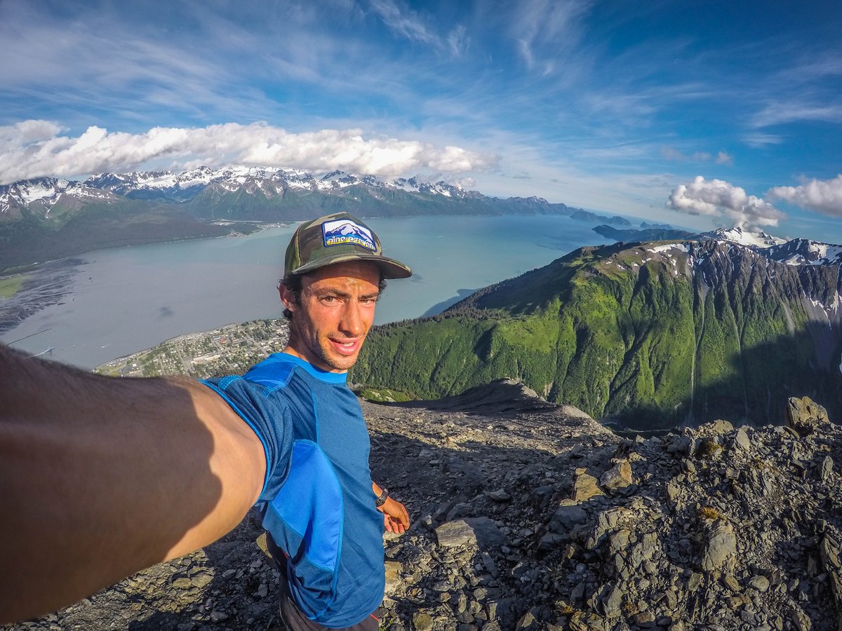 kilianj's tweet photo. On top of Mount Marathon. 3022 ft (950m) in 5km up &amp; down!
Enjoying the awesome views !! http://t.co/Y0ornLGLTF