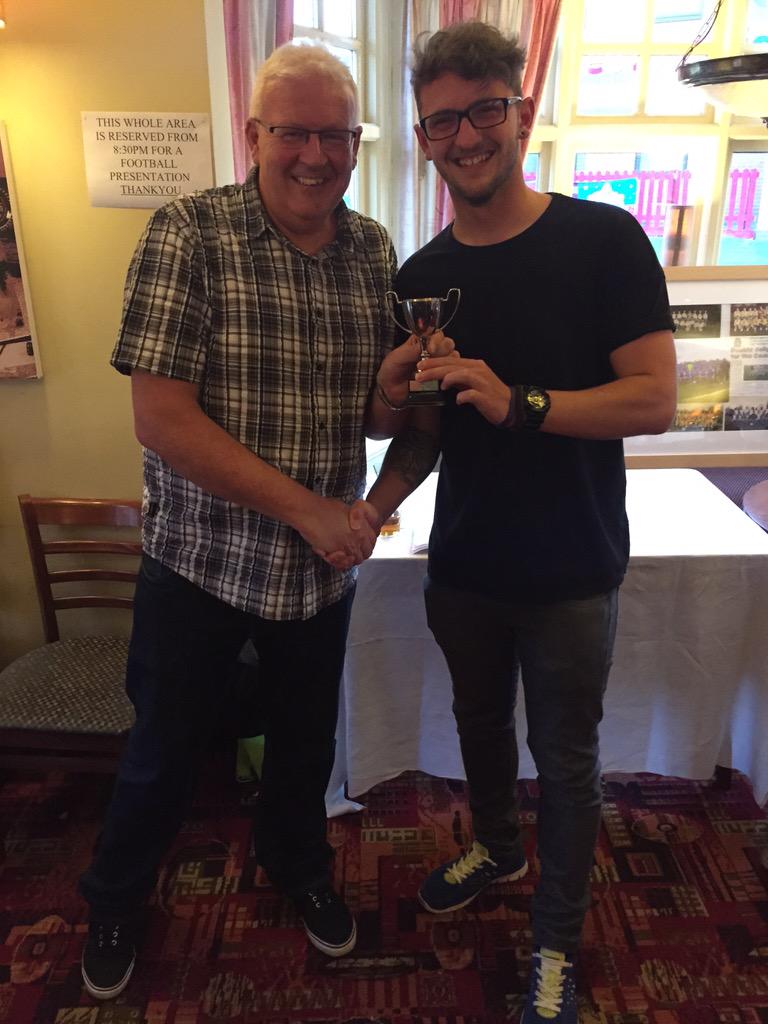 HiltonAfc's tweet photo. Most memorable moment of the Season award  went to @_EvansTom scoring 3 with 9 assists against blackfordby http://t.co/dx44aeLiys