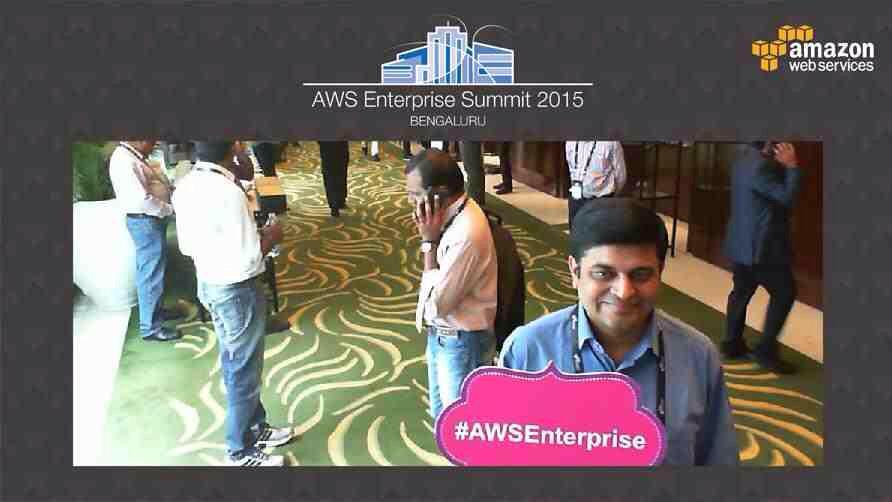 cmvithlani's tweet image. Selfie #awsenterprise