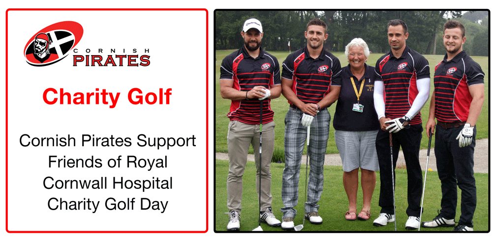 CornishPirates1's tweet photo. Teams from #Cornish Pirates &amp; @Ocean_BMW support Friends of RCH charity Golf @TruroGolfClub
http://t.co/nRV0mlNB30 http://t.co/sPip4E1SSw
