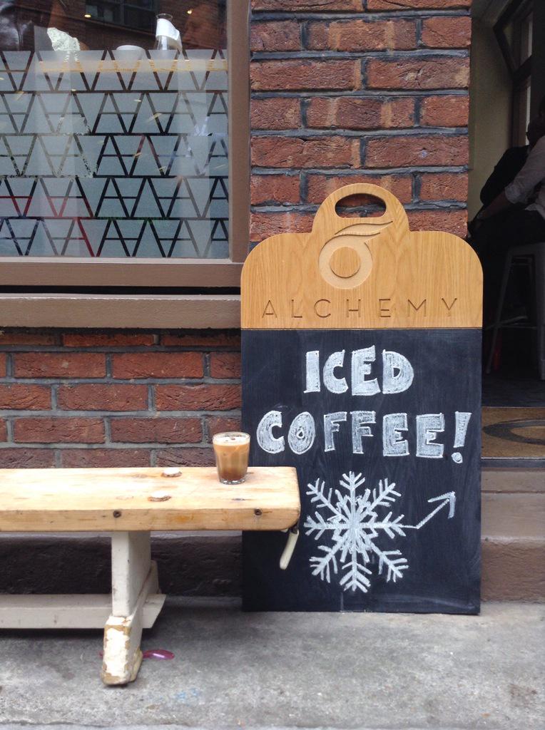 ICE ICE BABY! #IcedCoffee #alchemycoffee #sun #Londonsummer