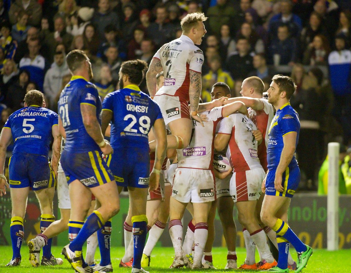 WiganWarriorsRL's tweet photo. Huge game in @SuperLeague tonight as we travel to @wolvesrl. 

Will you be there to support the Warriors? http://t.co/XcQlRoiN7n