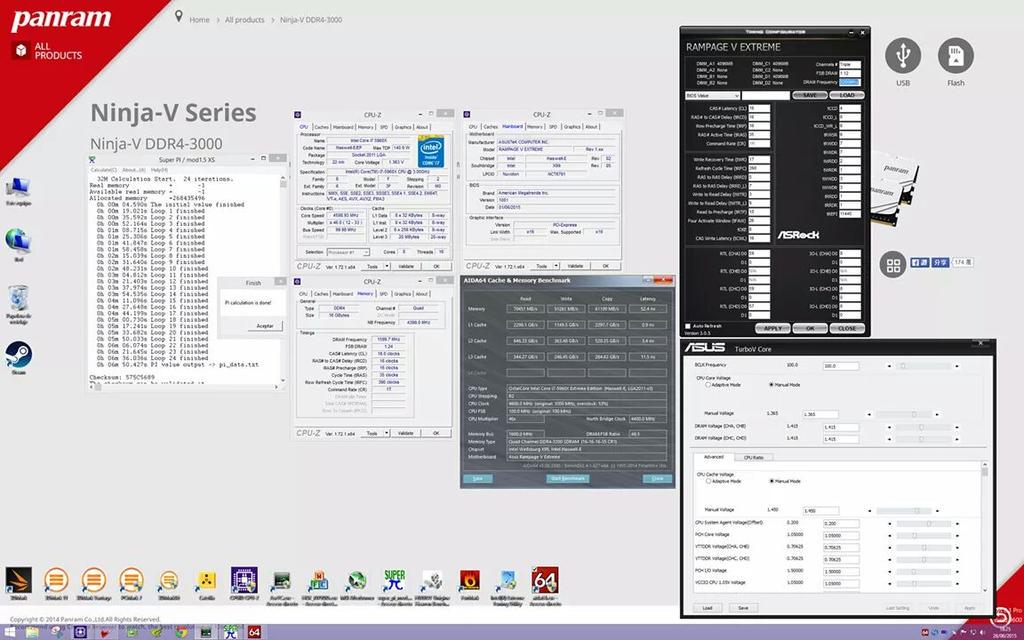 andressergiox's tweet photo. PANRAM NINJA-V DDR4 3000
PANRAM 4x4GB 3000C15-17-17-35 2T@ 3200C16-16-16-35 1T

http://t.co/7G6W5Q5IgD http://t.co/4WlrzHkQpv