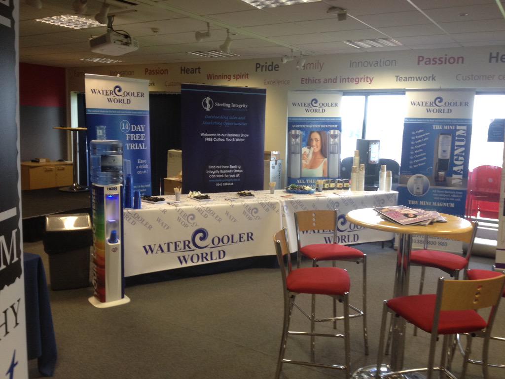GoCoolerWorld's tweet photo. All ready at Sterling Gloucester #sterlingevents drop by for a coffee! http://t.co/y93jBmoH1d
