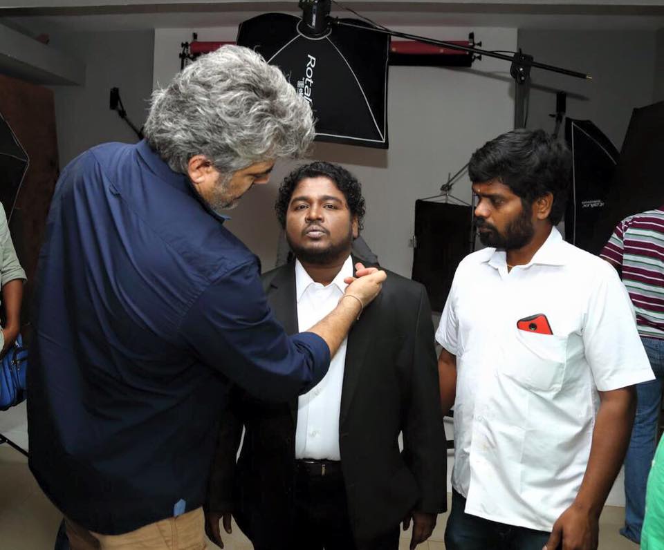ThalaAjith_FC's tweet image. #THALA #Ajith Latest pic at Sivabalan photo shoot.