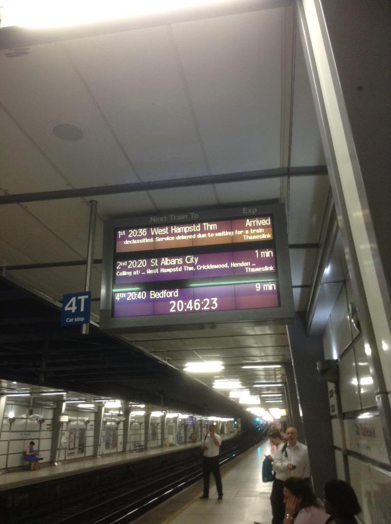 thameslinkdelay's tweet photo. Still waiting for 2020. @TLRailUK I want my share of your compensation from @nationalrail for 'poor rail conditions. http://t.co/dv7g1Do5XT