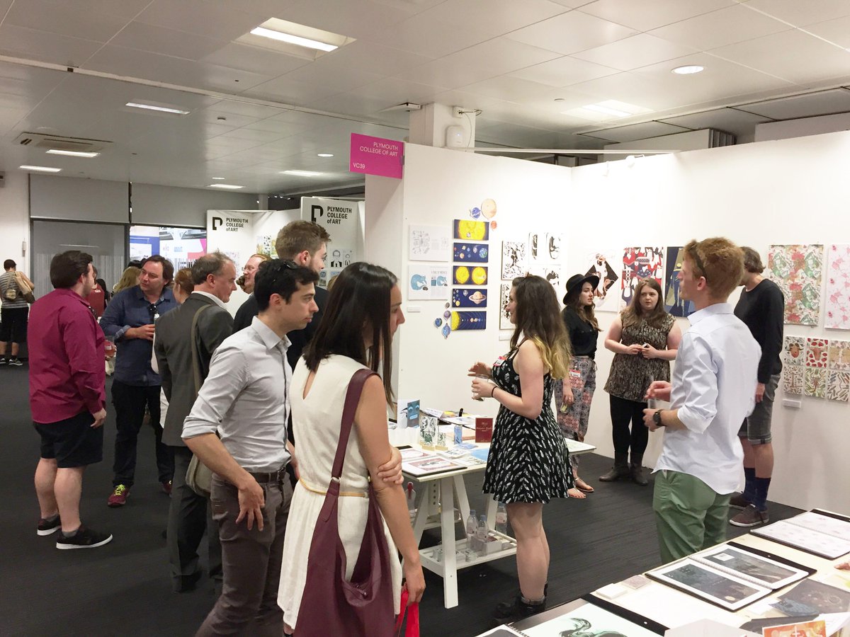 artsuniplym's tweet photo. Discover the work of our BA (Hons) Illustration grads at day two of @NewDesigners #ND30yrs http://t.co/wo38lBfs0V http://t.co/T9l06b6GTE