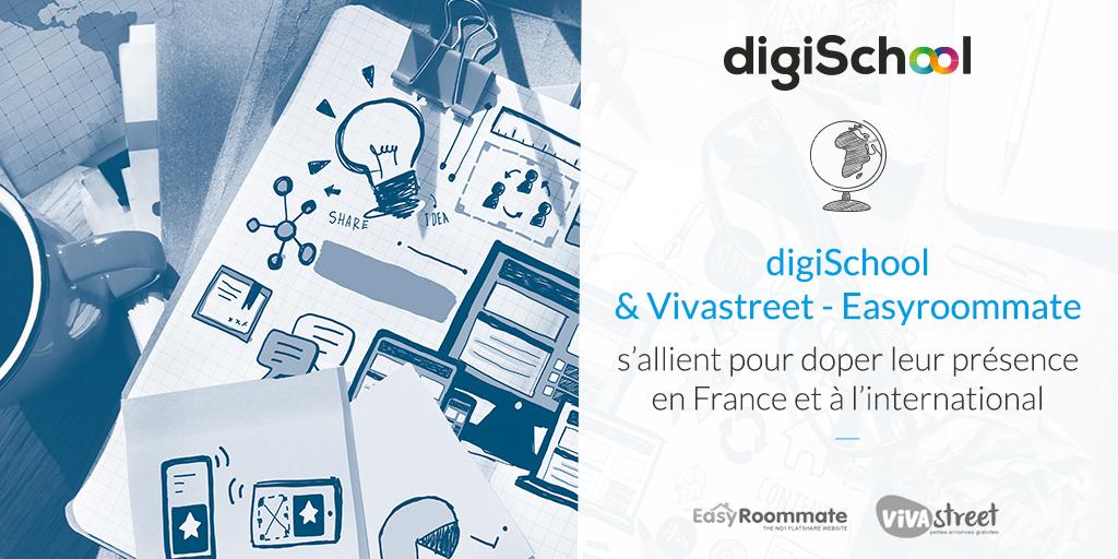 DamienOdin's tweet photo. Partenariat stratégique avec @vivastreet_uk &amp; @EasyroommateUK pour booster notre développement -> @digiSchool_en  ! http://t.co/dpLdvgmw1G