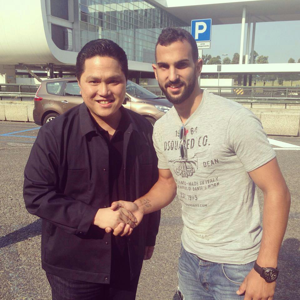 Pak Presiden <a href="/erickthohir/">Erick Thohir</a> menyambut #Montoya di Malpensa