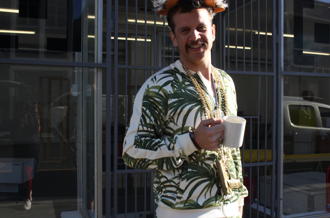 Craft_andDesign's tweet photo. Even @JackParow knows that East City's the place to be today! See you all at the #CCDINightMarket tonight! #ZADesign http://t.co/RNHNZErT4S