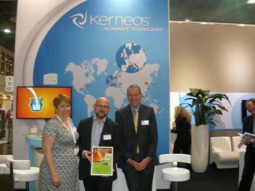 #Kerneos staff holding The #Refractories #Engineer Issue–thanks for your fantastic front cover kerneos.com