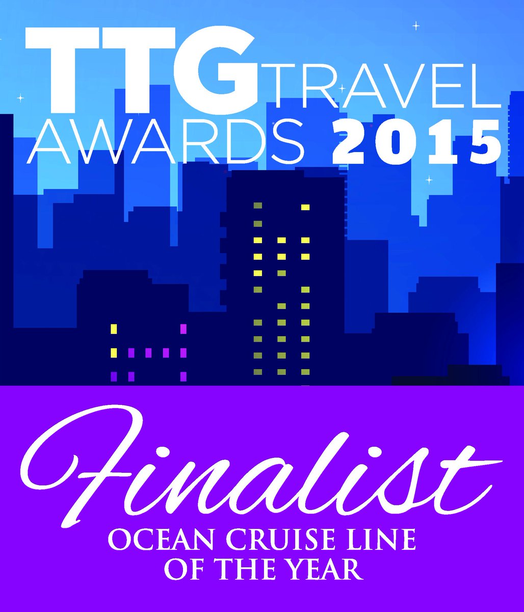 NCLFrancis's tweet photo. We are thrilled to be a finalist for both categories in the TTG Travel Awards 2015 @ttg_digital #cruise http://t.co/BRoCKHKmVF