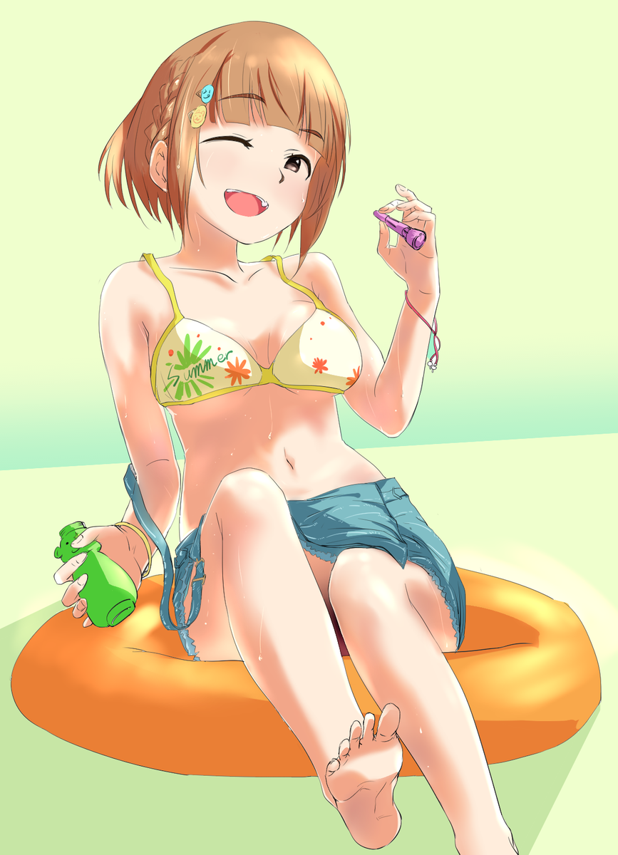 ホップ「ホップステップサマー喜多見柚～～!!! 」|ちょくじょうか？のイラスト