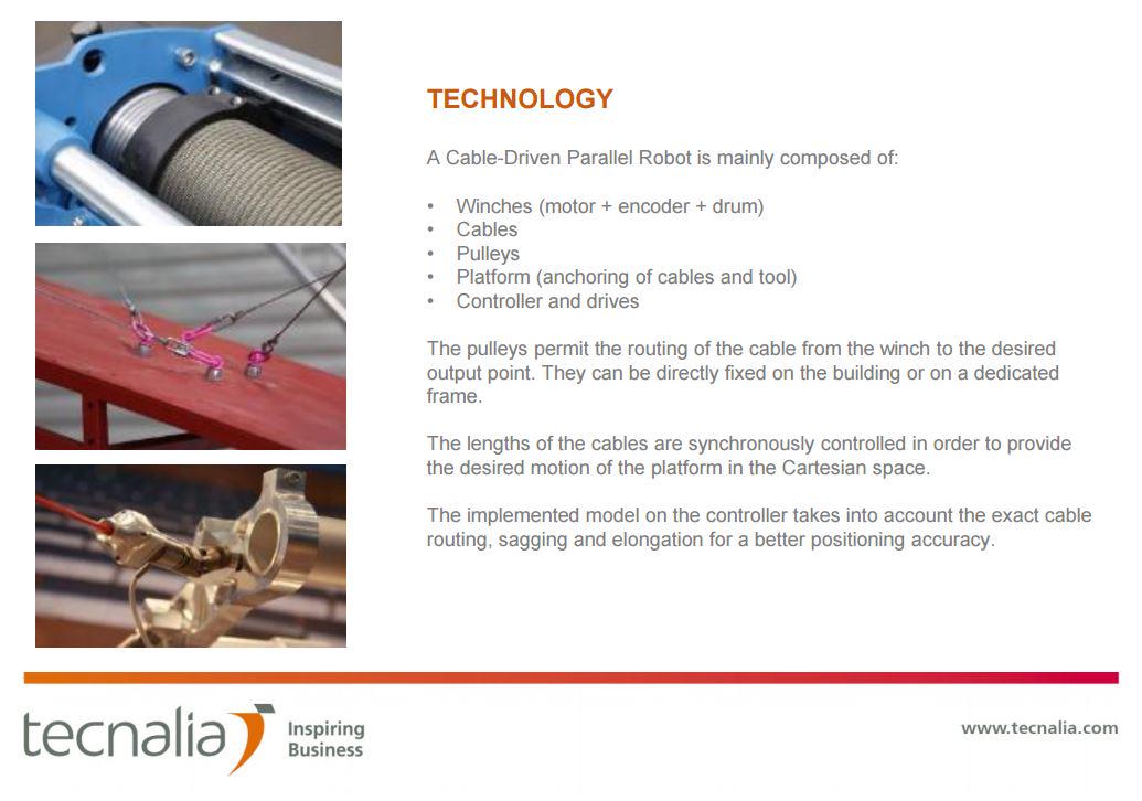 tecnalia's tweet photo. Cable driven systems #CABLEBOT ! A new concept for the factory of the #future . http://t.co/VgAu2k3GdH http://t.co/erfGA2hyvX