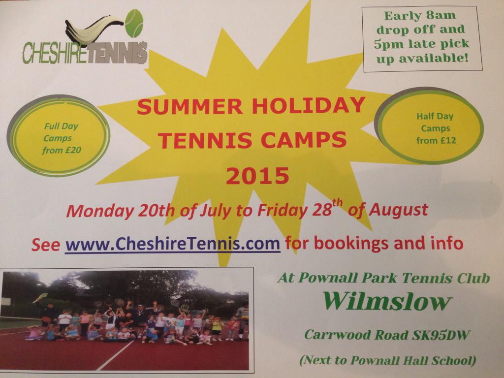 Fantastic Summer Tennis Camps in Wilmslow with early booking/sibling discount till July 7th! please RT @MITKWilmslow