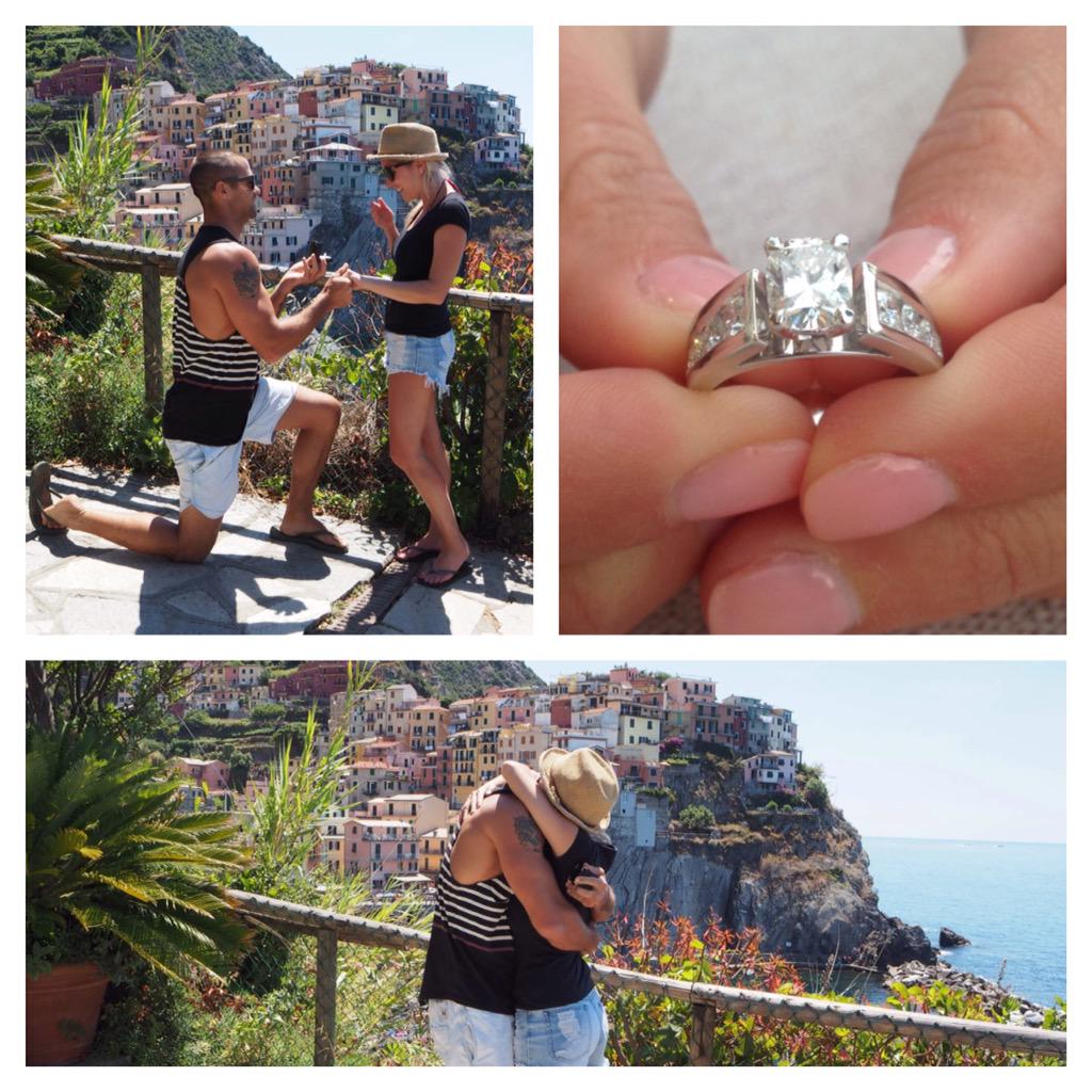 Well this happened a couple of days ago at Cinque Terre in Italy! Yew!!