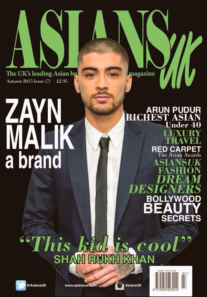Zayn_Daily's tweet photo. Zayn on the cover of Asian Magazine http://t.co/ru8WvjQO2l