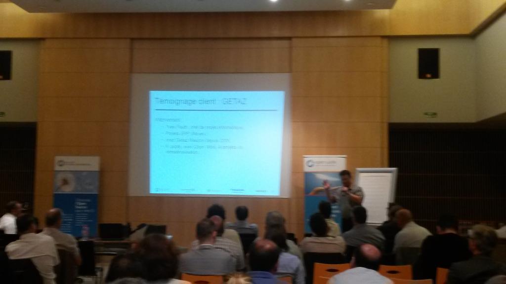 Intervention de Yves Fauth de Getaz-Miauton présentant leur utilisation de <a href="/Alfresco/">Alfresco</a> et <a href="/Kofax/">Jaycob Gonzales</a>

#suisse #gedemat2015