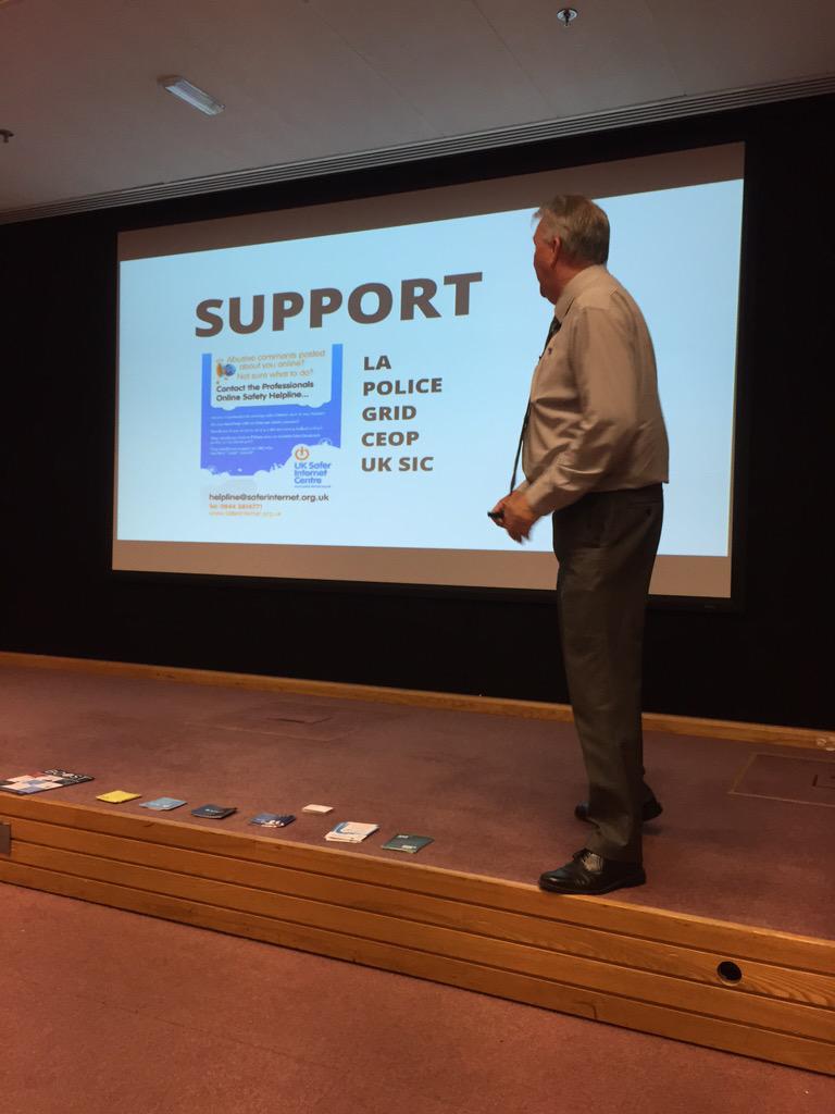 SWGfL_Official's tweet photo. Explaining how @UK_SIChelpline can assist #Teachers with #OnlineSafety especially rapid take down of content. http://t.co/SnpPhtA3pN