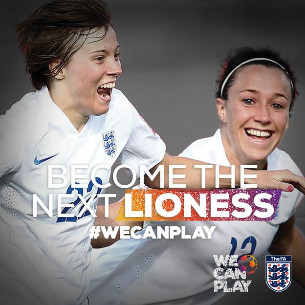 We want to develop the next generation of #Lionesses - get your girls involved TheFA.com/WeCanPlay  #WeCanPlay