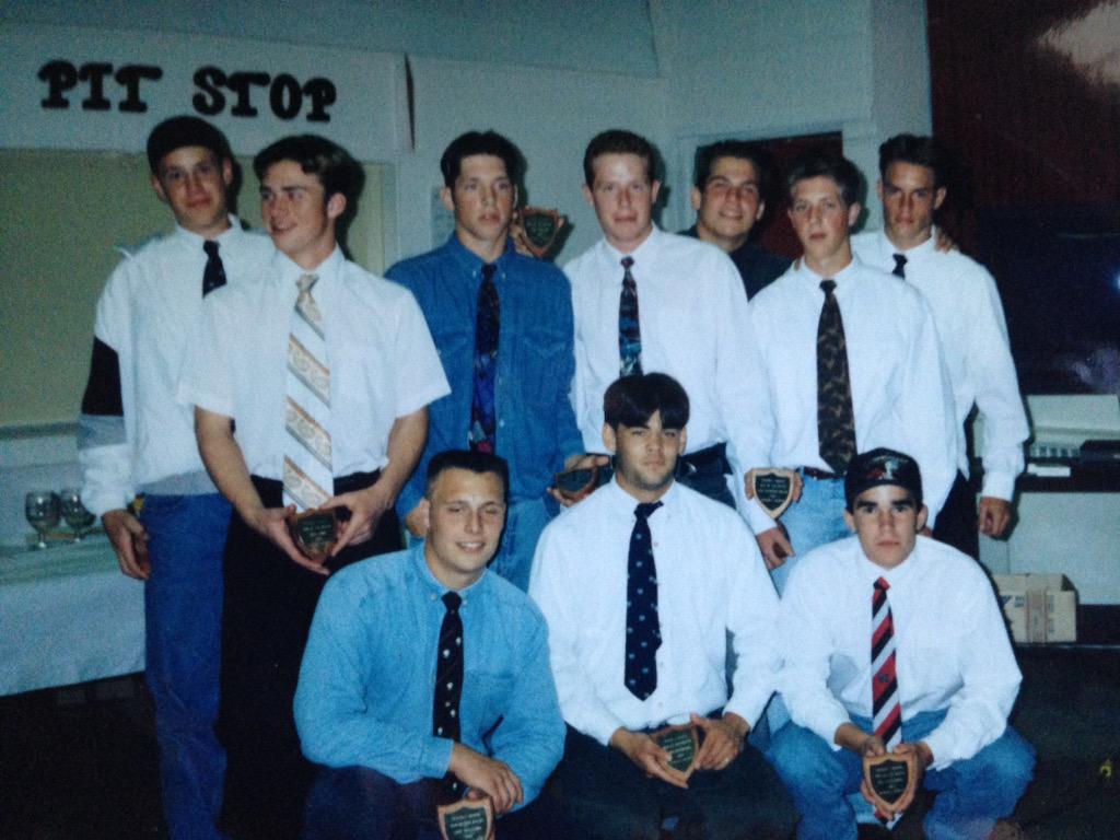 #TBT <a href="/abbysenior/">Abbotsford Senior</a> '94 rugby awards  <a href="/dvandokk/">Dan VanDokkumburg</a>. 20 year reunion coming up July 18 for the '95's!
