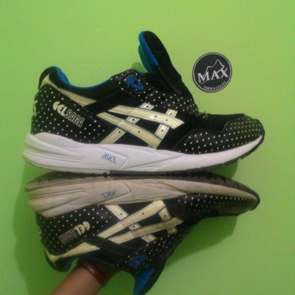 Sepatu nya bung aji yg cleaning dengan kami #asicsgelsaga #latepost #alwayscareyoureshoes