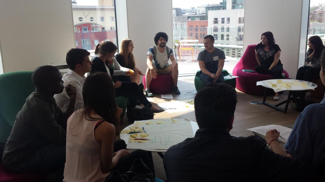 SMG_TalentUK's tweet photo. Had a great day with @GoThinkBig meeting our future talent!  Exciting brainstorming session! @SMG_London http://t.co/lVAjfxX2Ii