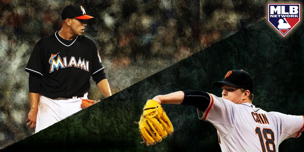 MLBNetwork's tweet photo. See @JDFernandez16 and Matt Cain go head-to-head in their long-awaited season debuts at 12pE! (or PIT-DET at 1pE) http://t.co/UstNkQrEjA