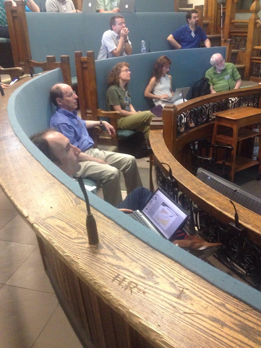 rerutled's tweet photo. Rebellion spreads. The “no laptops in the first two rows” rule flouted by @slavkobogdanov &Feryal Ozel #RADIUS15 http://t.co/46BTcE5IXO