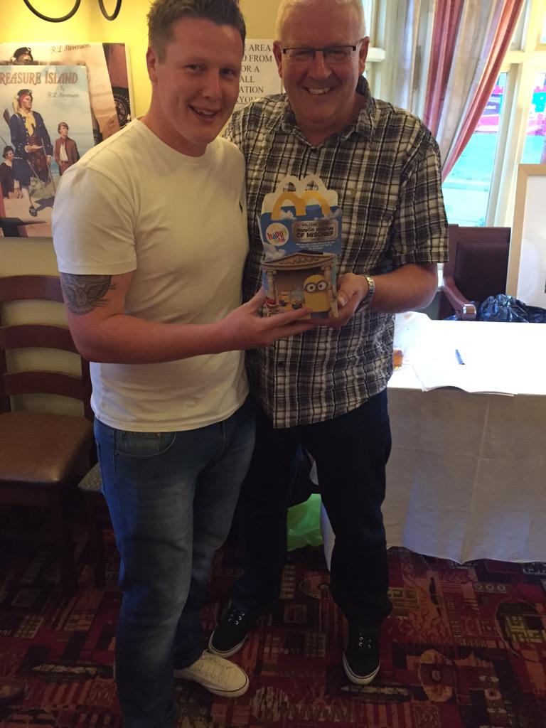 HiltonAfc's tweet photo. Players player went to @dm8_x who sported a haircut that wouldnt look out of place at a year 9 disco #wetlook #spikey http://t.co/Ki0btBrHqv