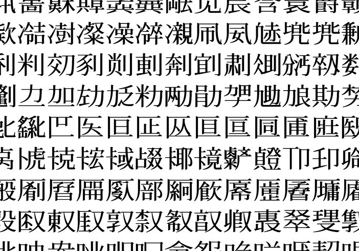 ctext.org/discuss.pl?if=… Support for Unicode 8.0 adds data for thousands of additional rarely used characters.