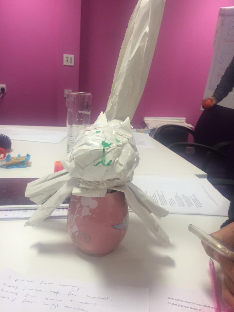 AlysiaFord's tweet photo. @SabrinaHudSU and I winning the Exec paper animal task #exectraining @HuddersfieldSU #bengalcat #teamwork http://t.co/8QxTTObbvP