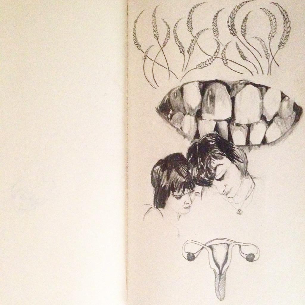 aurel_art's tweet photo. Iv Got Blood In My Mouth For You' http://t.co/qlYFoodtG5